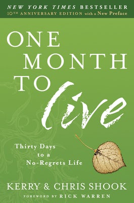 Cover image for One Month to Live, isbn: 9780307730961