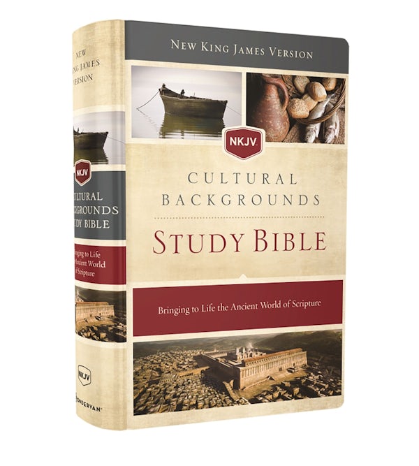Cover image for NKJV, Cultural Backgrounds Study Bible, Hardcover, Red Letter Edition, isbn: 9780310003557