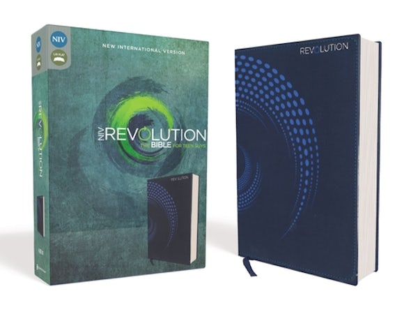 Cover image for NIV, Revolution Bible, Imitation Leather, Blue, isbn: 9780310079996
