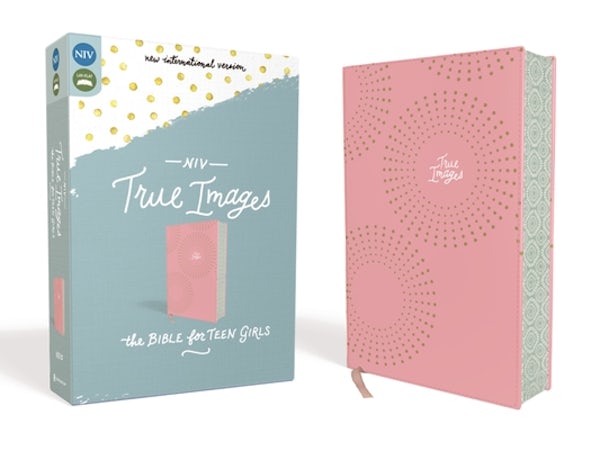 Cover image for NIV, True Images Bible, Imitation Leather, Pink, isbn: 9780310080053