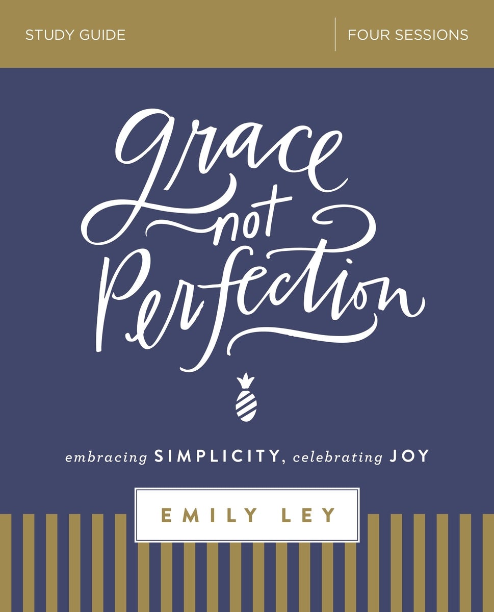 Cover image for Grace, Not Perfection Bible Study Guide, isbn: 9780310088936
