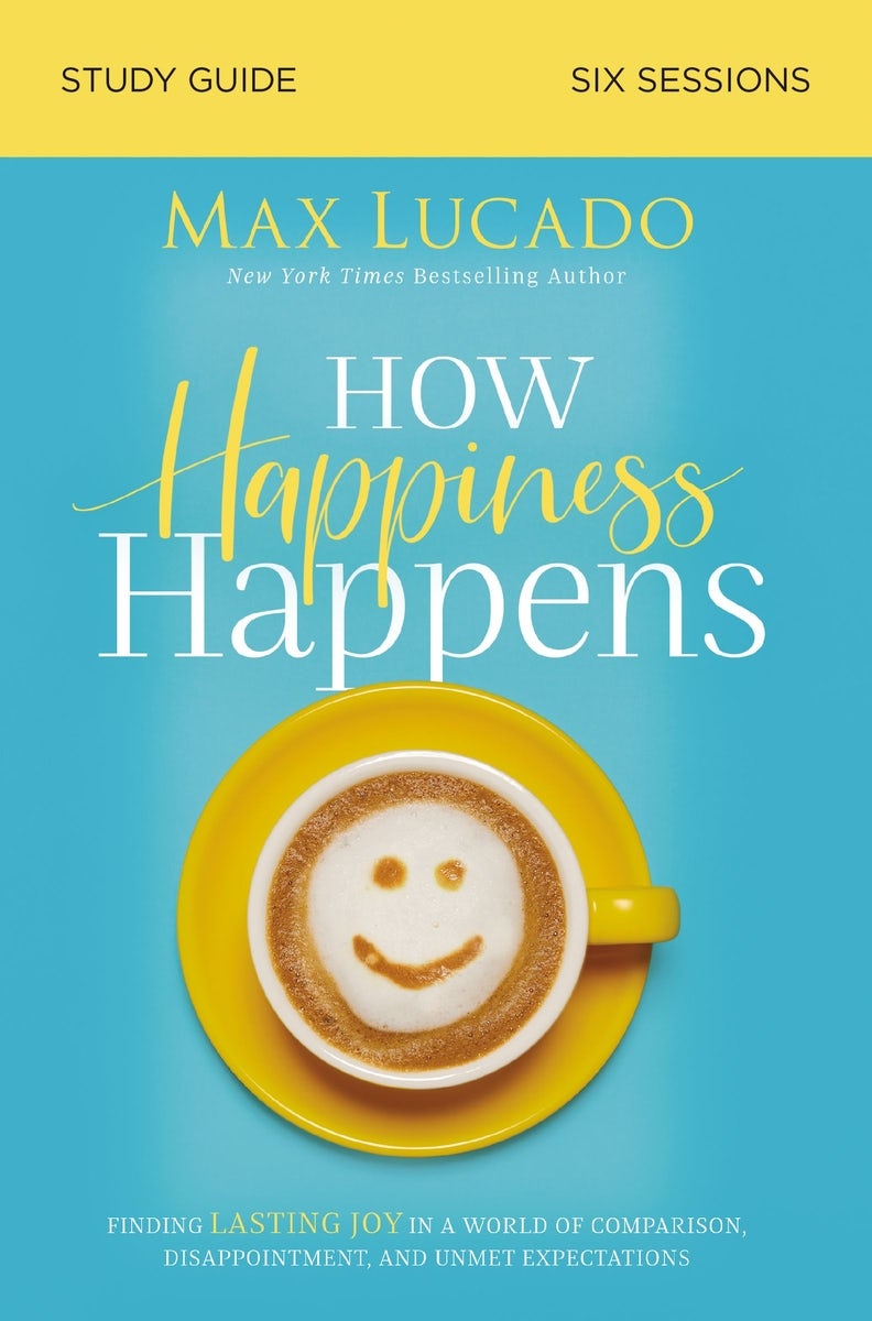 Cover image for How Happiness Happens Bible Study Guide, isbn: 9780310105718