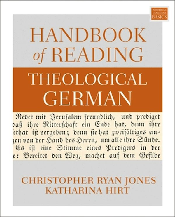 Cover image for Handbook of Reading Theological German, isbn: 9780310119388