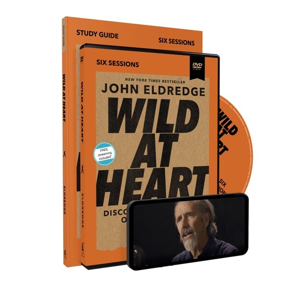 Cover image for Wild at Heart Study Guide with DVD, Updated Edition, isbn: 9780310129134