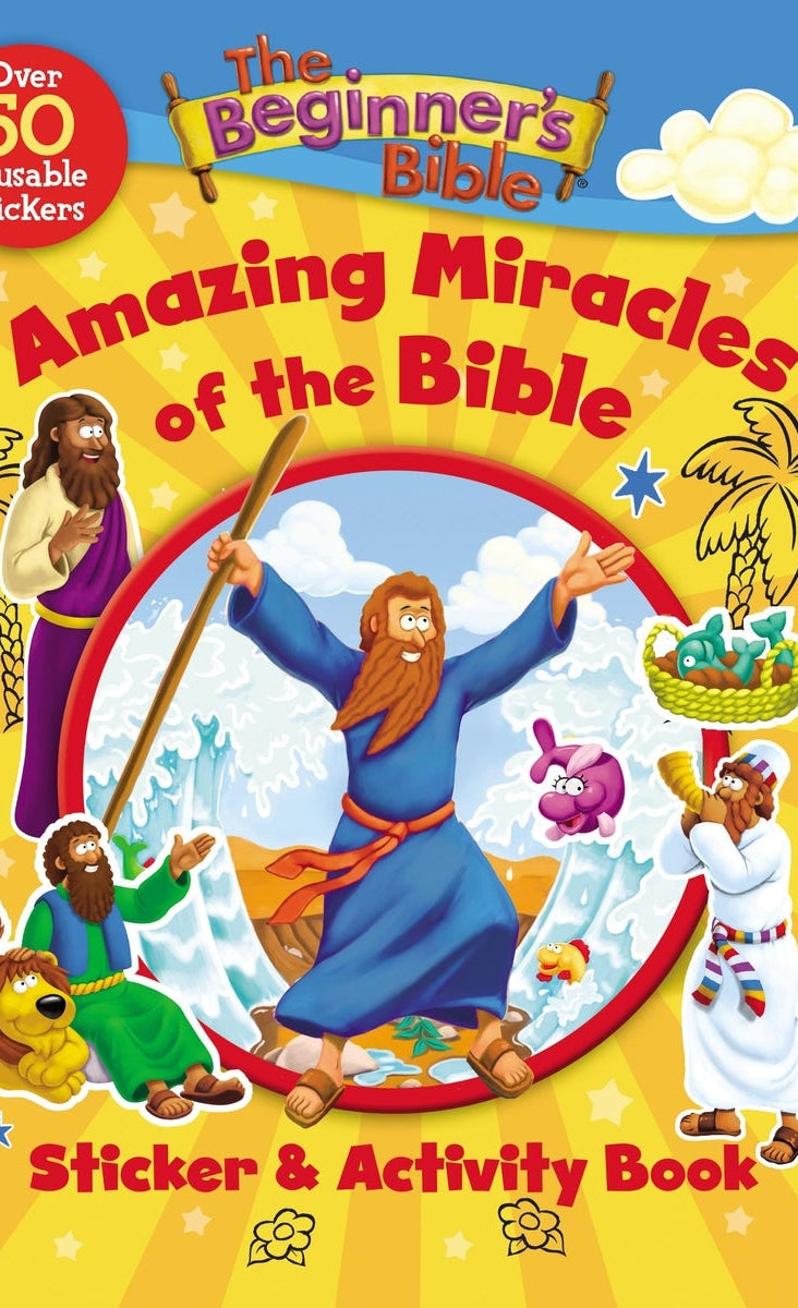 Cover image for The Beginner's Bible Amazing Miracles of the Bible Sticker and Activity Book, isbn: 9780310141587