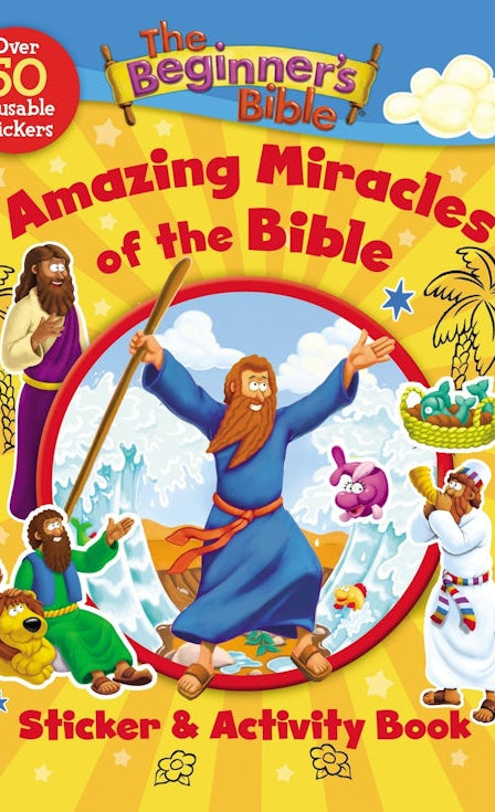 Cover image for The Beginner's Bible Amazing Miracles of the Bible Sticker and Activity Book, isbn: 9780310141587