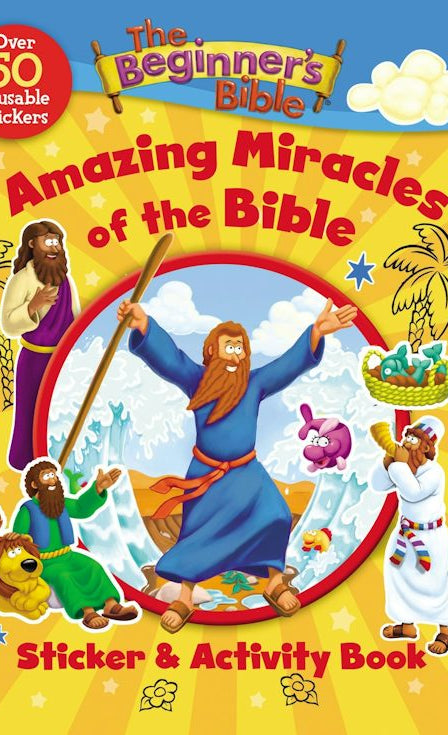 Cover image for The Beginner's Bible Amazing Miracles of the Bible Sticker and Activity Book, isbn: 9780310141587