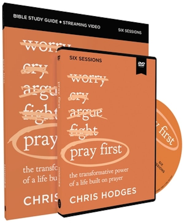 Cover image for Pray First Study Guide with DVD, isbn: 9780310158981