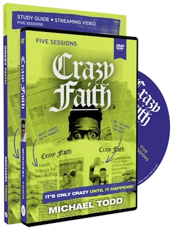 Cover image for Crazy Faith Study Guide with DVD, isbn: 9780310159353