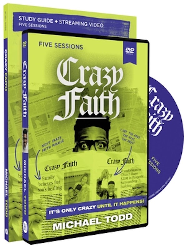 Cover image for Crazy Faith Study Guide with DVD, isbn: 9780310159353
