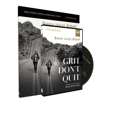 Cover image for Grit Don't Quit Study Guide with DVD, isbn: 9780310162582