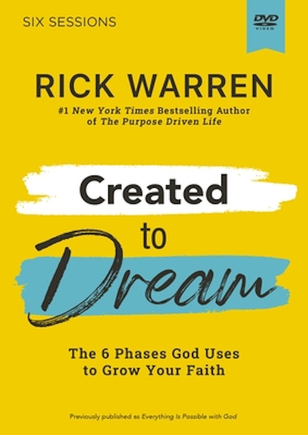 Cover image for Created to Dream Video Study, isbn: 9780310162896