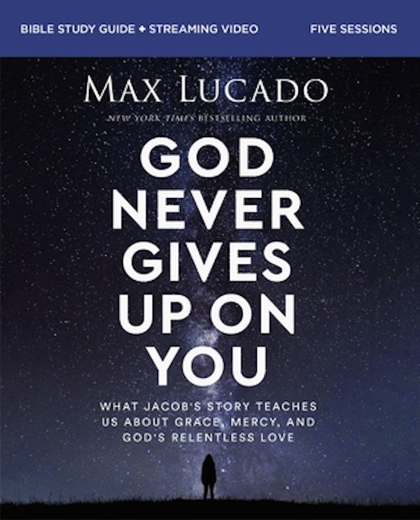 Cover image for God Never Gives Up on You Bible Study Guide Plus Streaming Video, isbn: 9780310163046