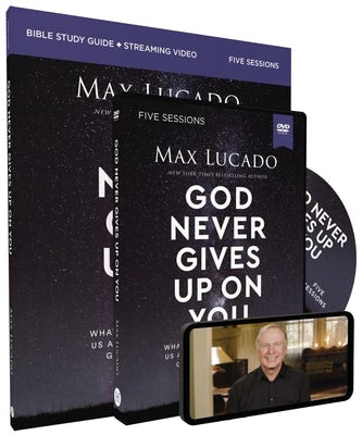 Cover image for God Never Gives Up on You Study Guide with DVD, isbn: 9780310163077