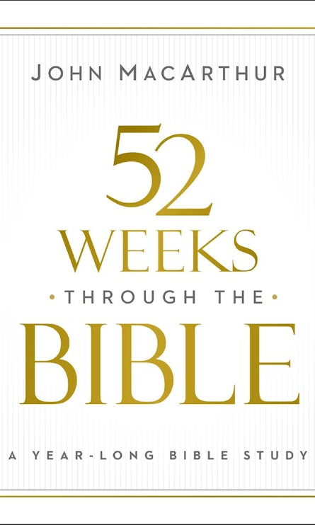 Cover image for 52 Weeks Through the Bible, isbn: 9780310169109