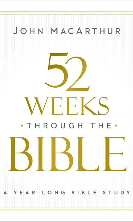 Cover image for 52 Weeks Through the Bible, isbn: 9780310169109