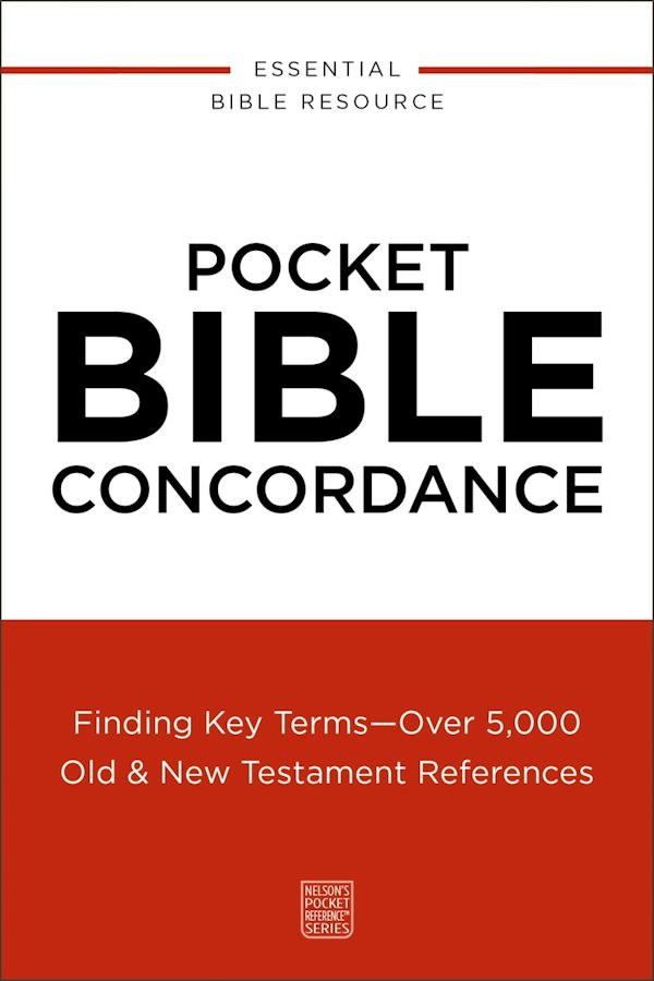 Cover image for Pocket Bible Concordance, isbn: 9780310181125