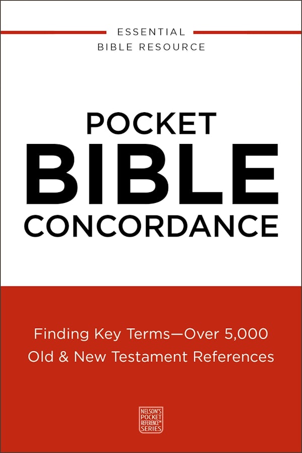 Cover image for Pocket Bible Concordance, isbn: 9780310181125