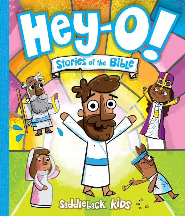 Cover image for Hey-O! Stories of the Bible Oversized Bible Storybook (Large Format Edition), isbn: 9780310184119