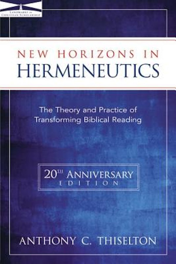 Cover image for New Horizons in Hermeneutics, isbn: 9780310217626