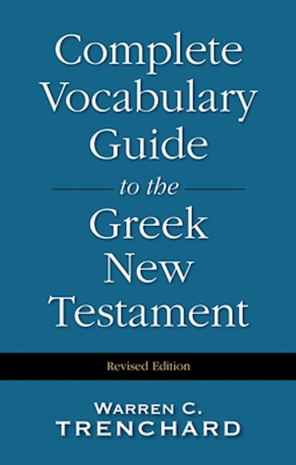 Cover image for Complete Vocabulary Guide to the Greek New Testament, isbn: 9780310226956