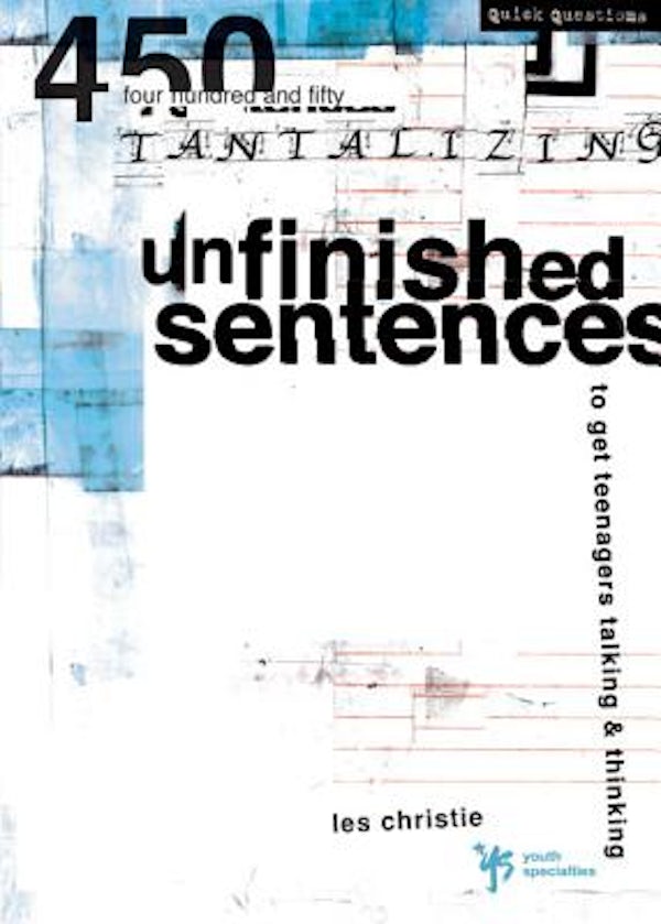 Cover image for Unfinished Sentences, isbn: 9780310230939