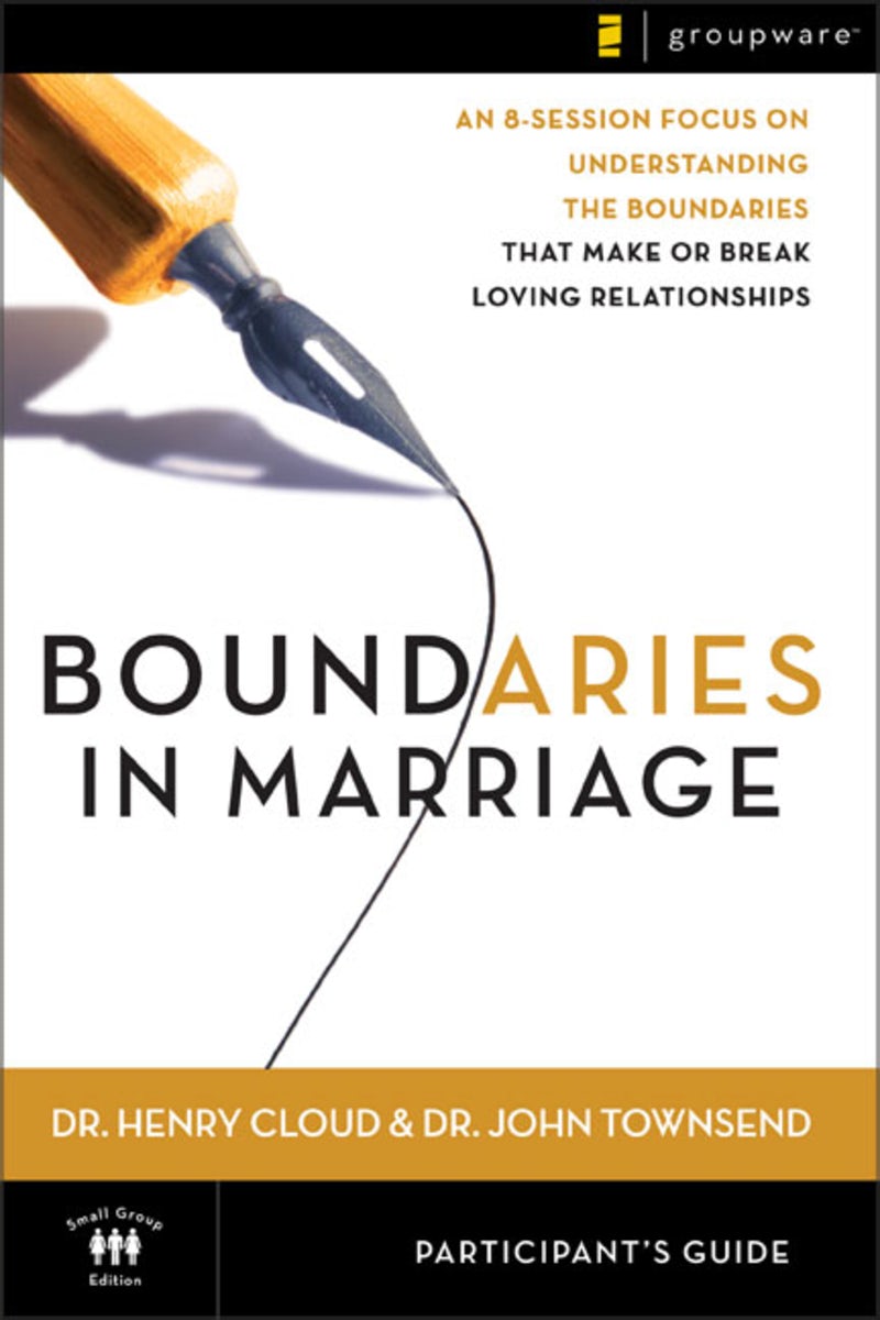 Cover image for Boundaries in Marriage Participant's Guide, isbn: 9780310246152
