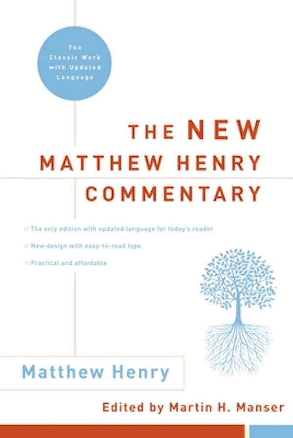Cover image for The New Matthew Henry Commentary, isbn: 9780310253990
