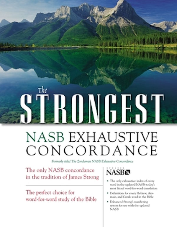 Cover image for The Strongest NASB Exhaustive Concordance, isbn: 9780310262848