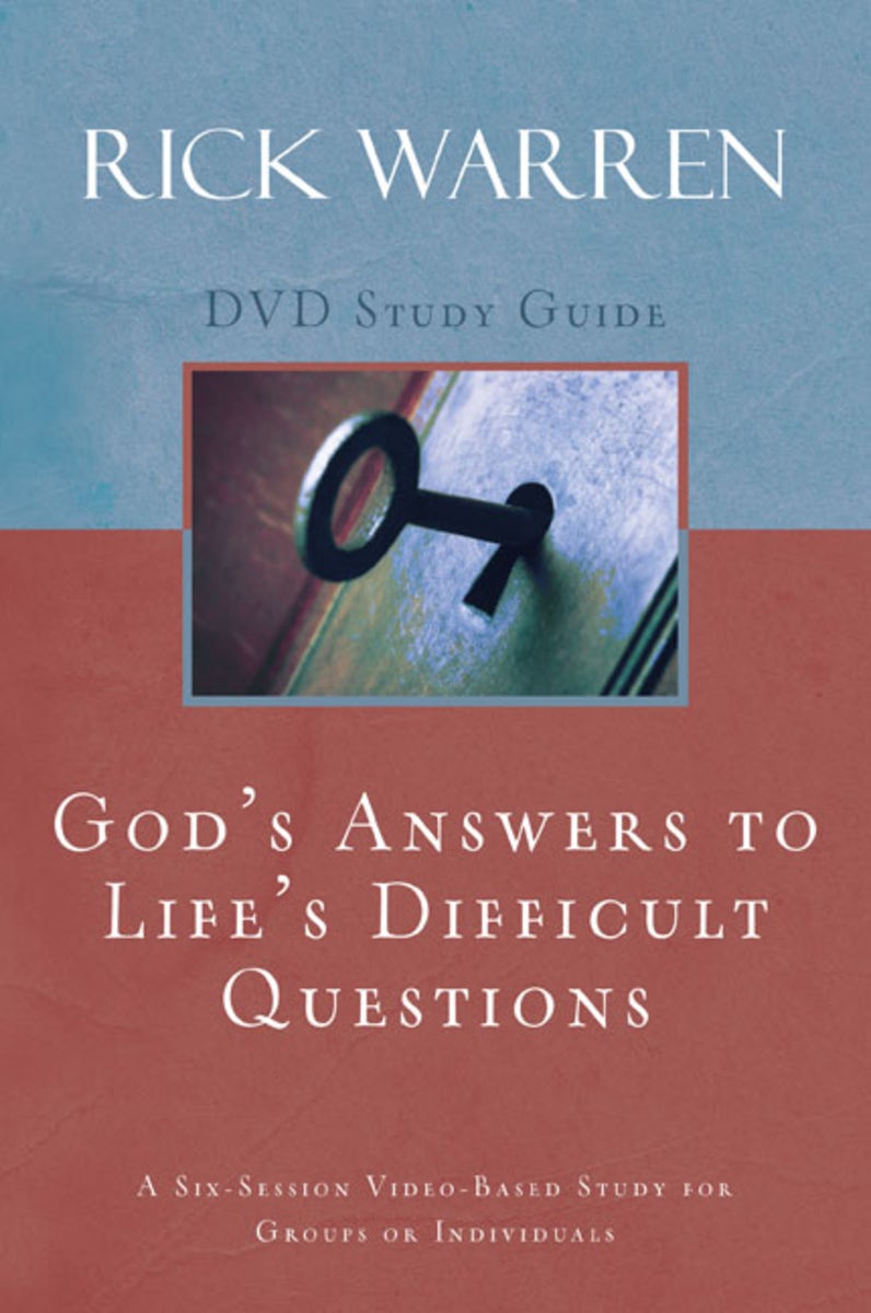 Cover image for God's Answers to Life's Difficult Questions Bible Study Guide, isbn: 9780310326922