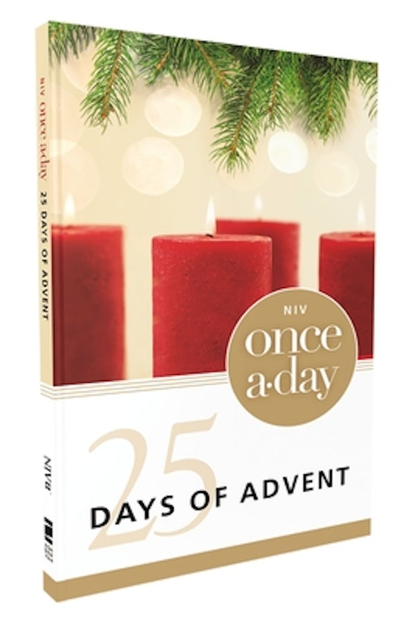 Cover image for Niv, Once-A-Day 25 Days of Advent Devotional, Paperback, isbn: 9780310419136