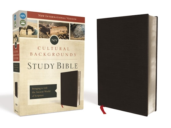 Cover image for NIV, Cultural Backgrounds Study Bible, Bonded Leather, Black, isbn: 9780310431596