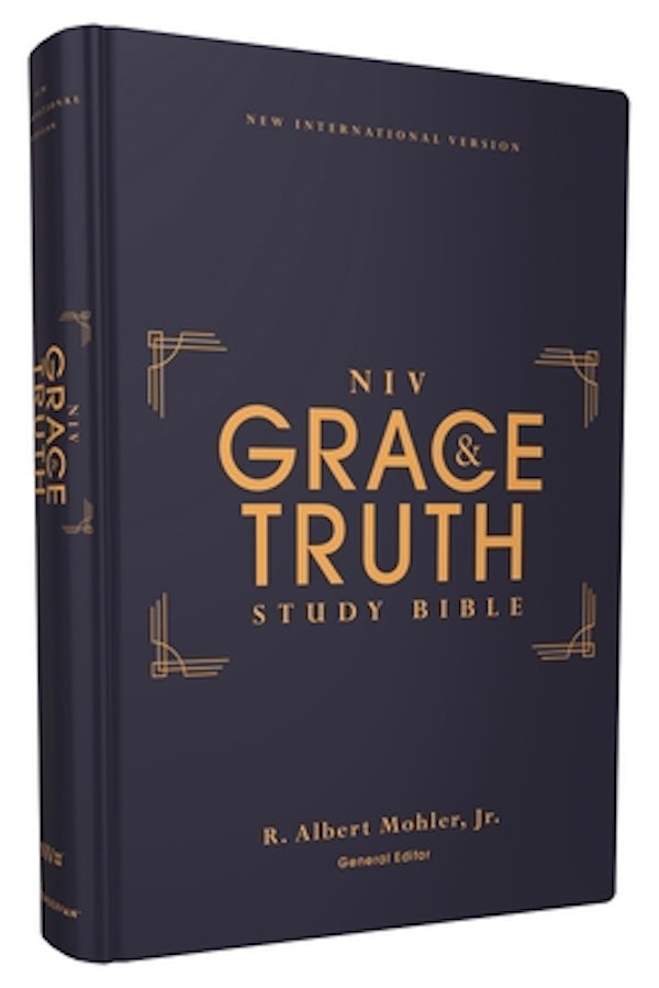 Cover image for Niv, the Grace and Truth Study Bible (Trustworthy and Practical Insights), Hardcover, Red Letter, Comfort Print, isbn: 9780310447122