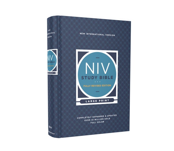 Cover image for NIV Study Bible, Fully Revised Edition, Large Print, Hardcover, Red Letter, Comfort Print, isbn: 9780310449164