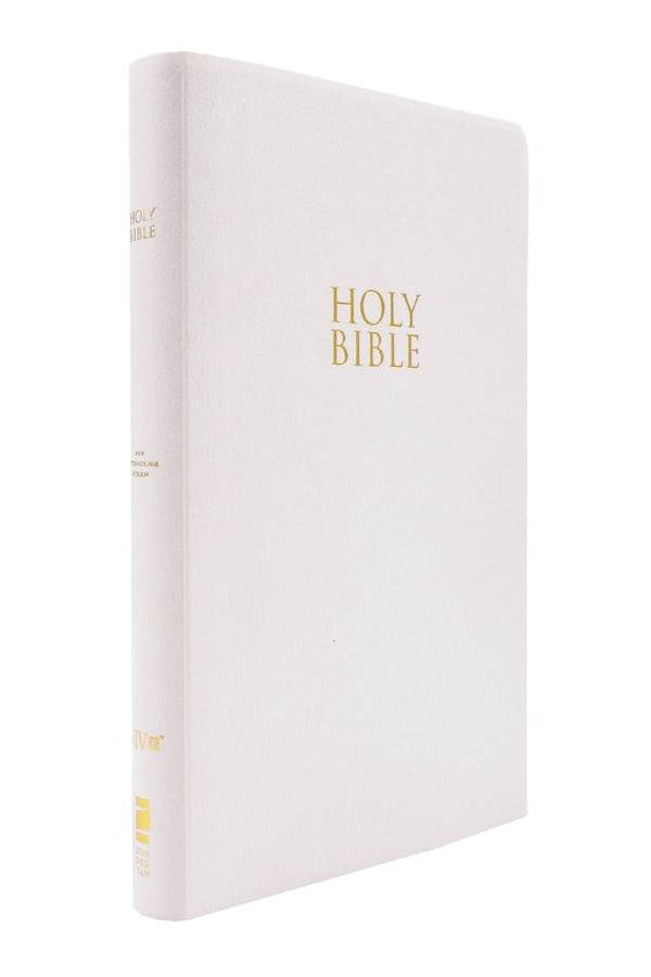 Cover image for Niv, Gift and Award Bible, Leather-Look, White, Red Letter Edition, Comfort Print, isbn: 9780310450382