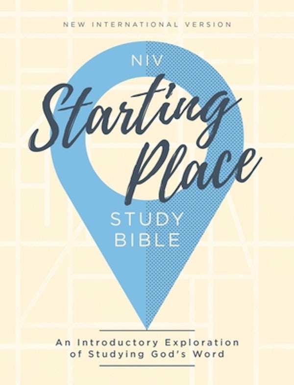 Cover image for Niv, Starting Place Study Bible, Hardcover, Comfort Print, isbn: 9780310450672