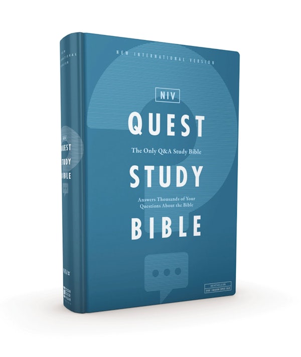 Cover image for Niv, Quest Study Bible, Hardcover, Comfort Print, isbn: 9780310450818
