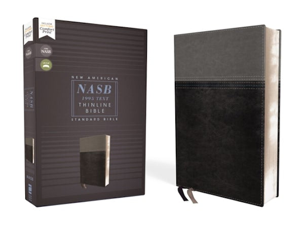 Cover image for Nasb, Thinline Bible, Leathersoft, Black, Red Letter Edition, 1995 Text, Comfort Print, isbn: 9780310450955