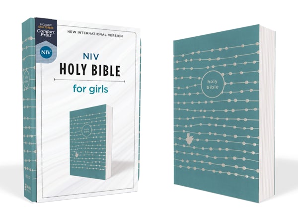 Cover image for Niv, Holy Bible for Girls, Soft Touch Edition, Leathersoft, Teal, Comfort Print, isbn: 9780310454984
