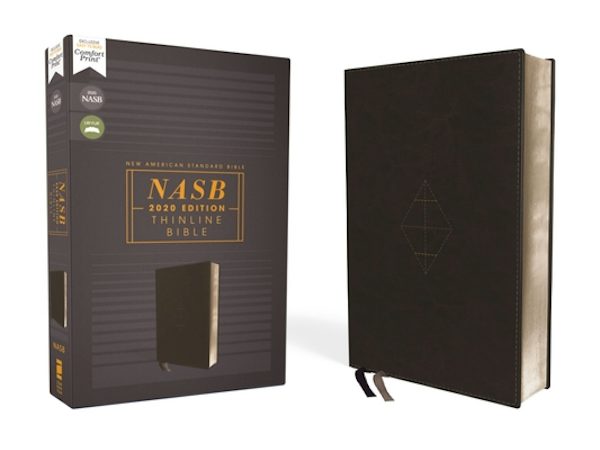 Cover image for Nasb, Thinline Bible, Leathersoft, Black, Red Letter Edition, 2020 Text, Comfort Print, isbn: 9780310455431
