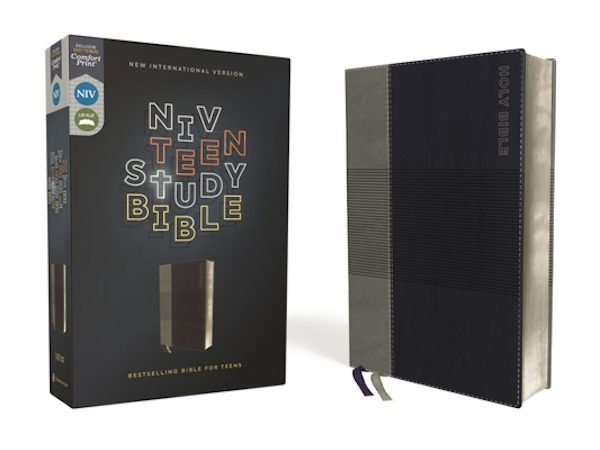 Cover image for Niv, Teen Study Bible (for Life Issues You Face Every Day), Leathersoft, Blue, Comfort Print, isbn: 9780310455837