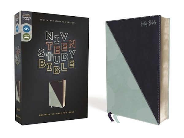 Cover image for Niv, Teen Study Bible (for Life Issues You Face Every Day), Leathersoft, Teal, Comfort Print, isbn: 9780310456001