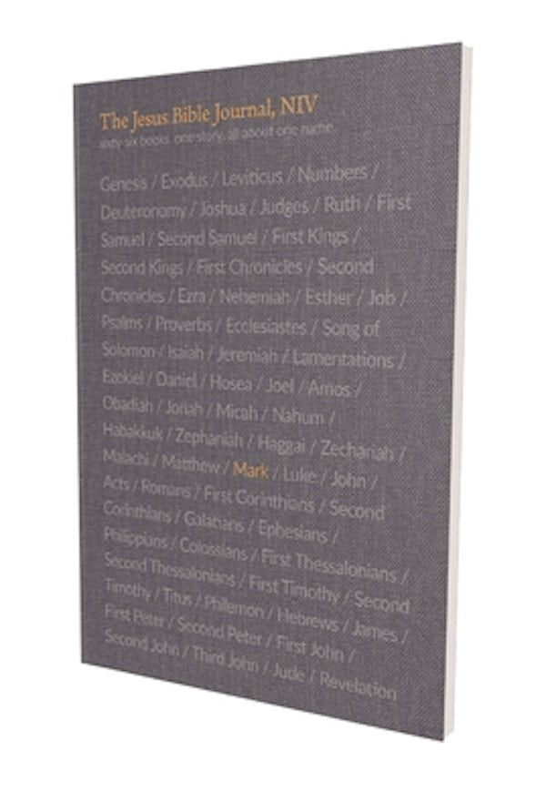 Cover image for The Jesus Bible Journal, Mark, Niv, Paperback, Comfort Print, isbn: 9780310456124