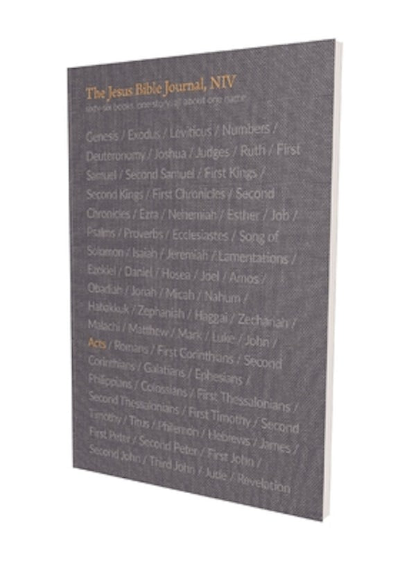 Cover image for The Jesus Bible Journal, Acts, Niv, Paperback, Comfort Print, isbn: 9780310456155