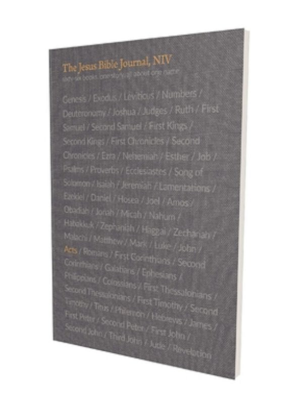 Cover image for The Jesus Bible Journal, Acts, Niv, Paperback, Comfort Print, isbn: 9780310456155