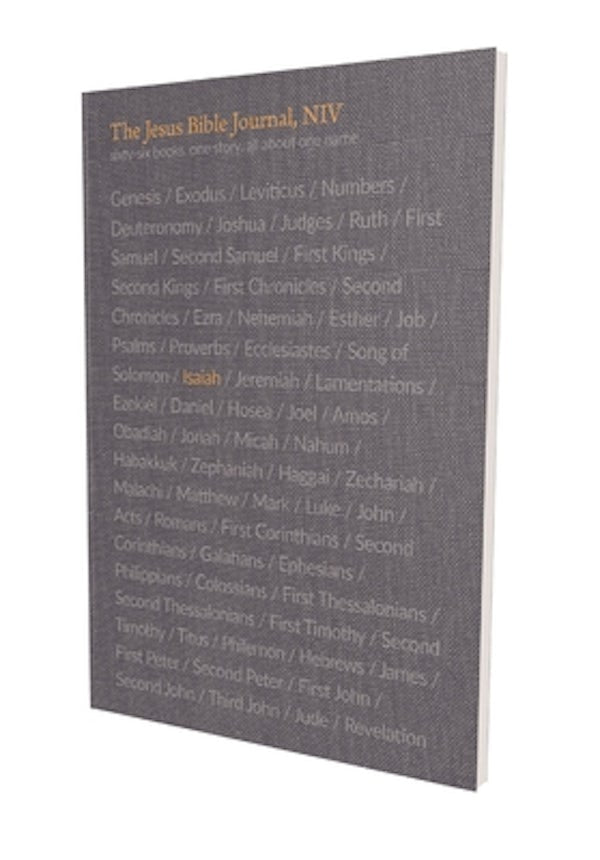 Cover image for The Jesus Bible Journal, Isaiah, Niv, Paperback, Comfort Print, isbn: 9780310456247