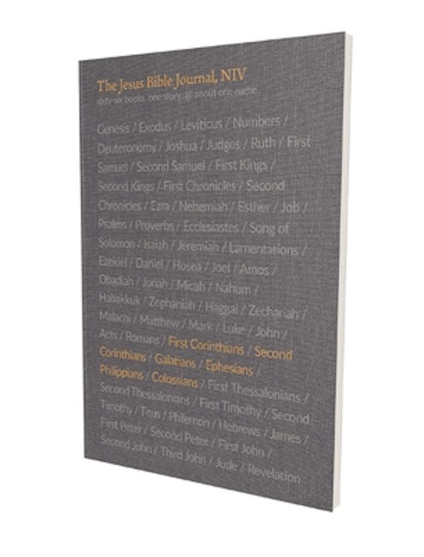 Cover image for The Jesus Bible Journal, 1 Corinthians - Colossians, Niv, Paperback, Comfort Print, isbn: 9780310456322