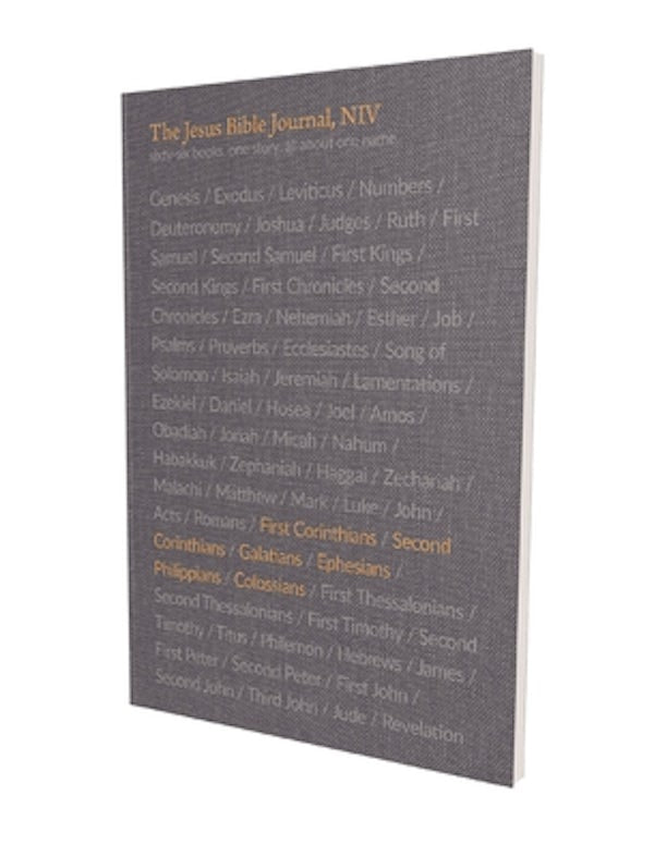 Cover image for The Jesus Bible Journal, 1 Corinthians - Colossians, Niv, Paperback, Comfort Print, isbn: 9780310456322