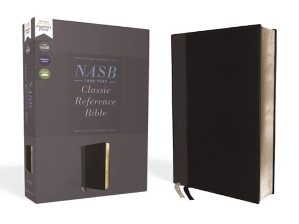 Cover image for Nasb, Classic Reference Bible, Leathersoft, Black, Red Letter, 1995 Text, Comfort Print, isbn: 9780310456483
