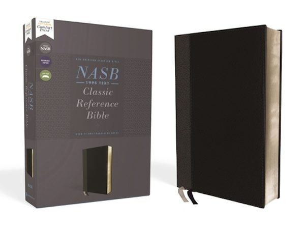 Cover image for Nasb, Classic Reference Bible, Leathersoft, Black, Red Letter, 1995 Text, Comfort Print, isbn: 9780310456483